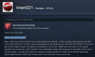 Illustration for article titled Atlas, As Told By Steam Reviews
